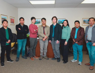 Engineering team meeting